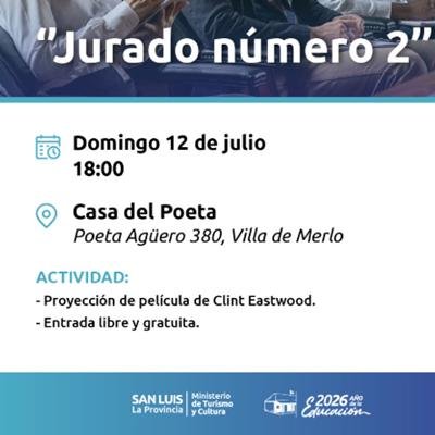 Ciclo de Cine Debate “Jurado Número 2”