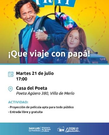 Cine para toda la familia: “¡Qué viaje con papá!”