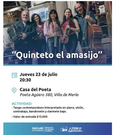 Tango Contemporáneo “Quinteto el amasijo”