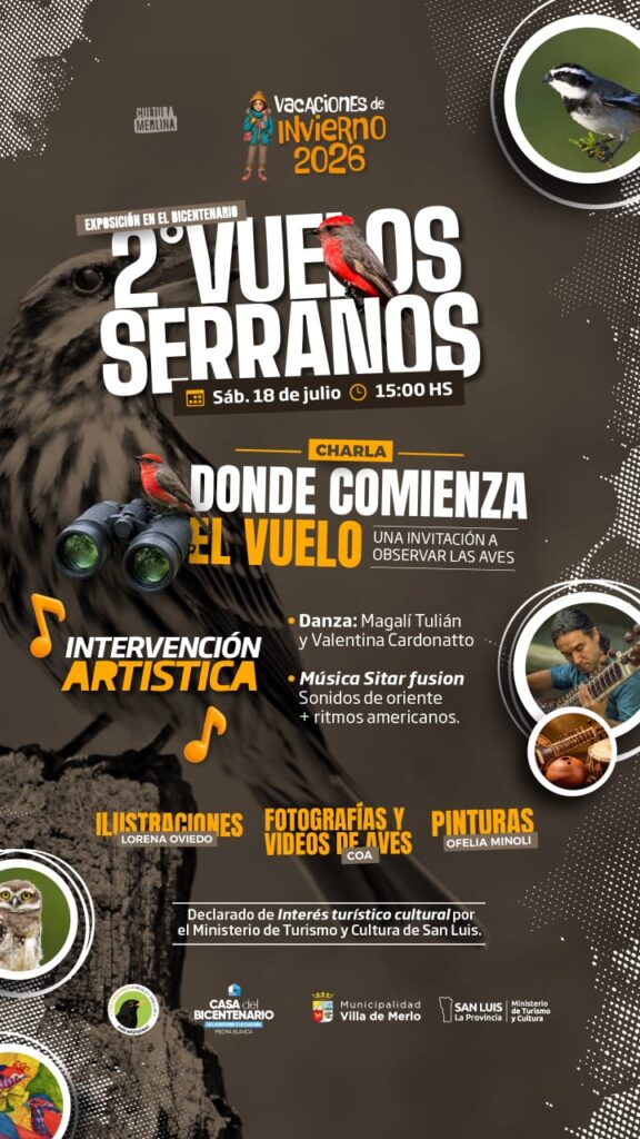 Charla “Donde comienza el vuelo”