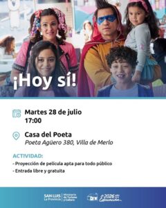 Cine para toda la familia “¡Hoy sí!