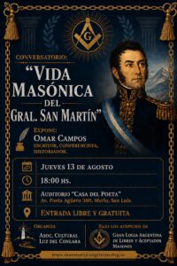 “Vida Masónica del Gral. San Martín”